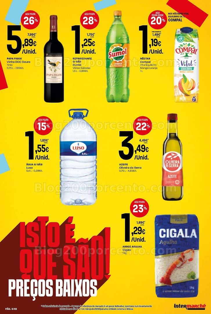Antevisão Folheto INTERMARCHÉ Super Promoções de 16 a 22 abril