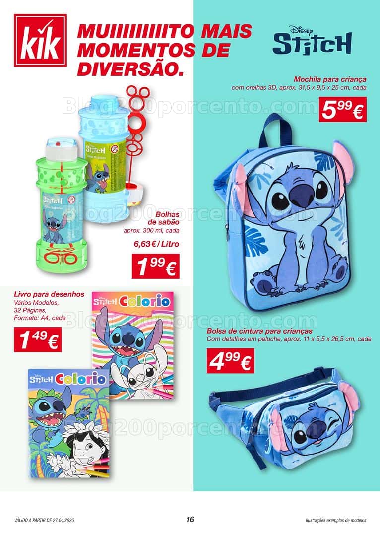 Antevisão Folheto KIK Moda Primavera e Verão Promoções a partir de 27 abril