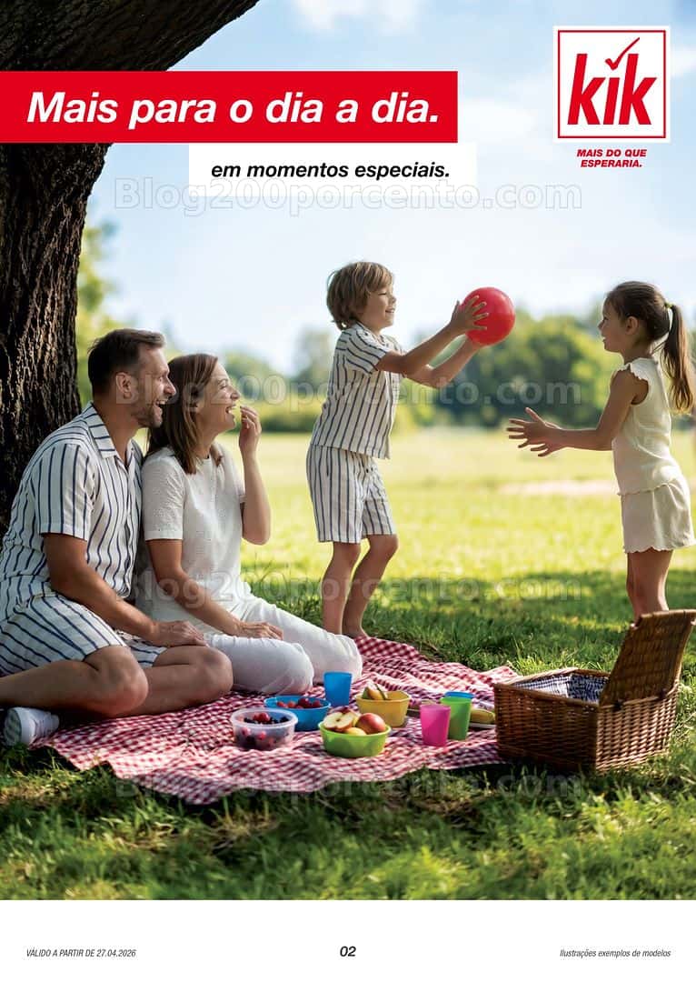 Antevisão Folheto KIK Moda Primavera e Verão Promoções a partir de 27 abril