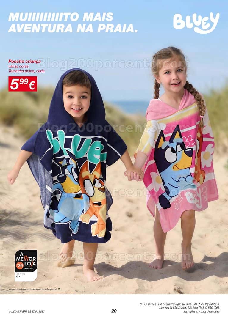 Antevisão Folheto KIK Moda Primavera e Verão Promoções a partir de 27 abril