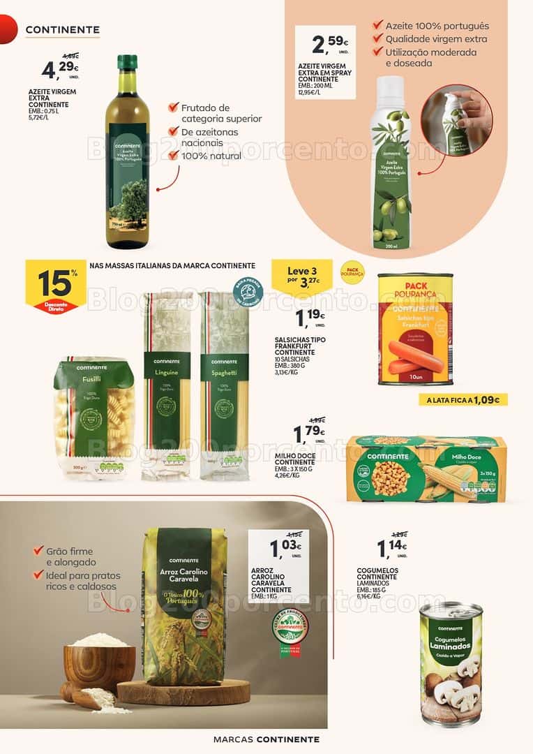 Antevisão Folheto CONTINENTE Especial Marcas Próprias Promoções de 7 a 19 abril