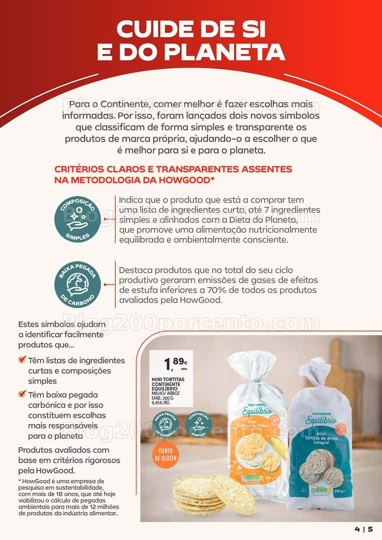 Antevisão Folheto CONTINENTE Especial Marcas Próprias Promoções de 7 a 19 abril