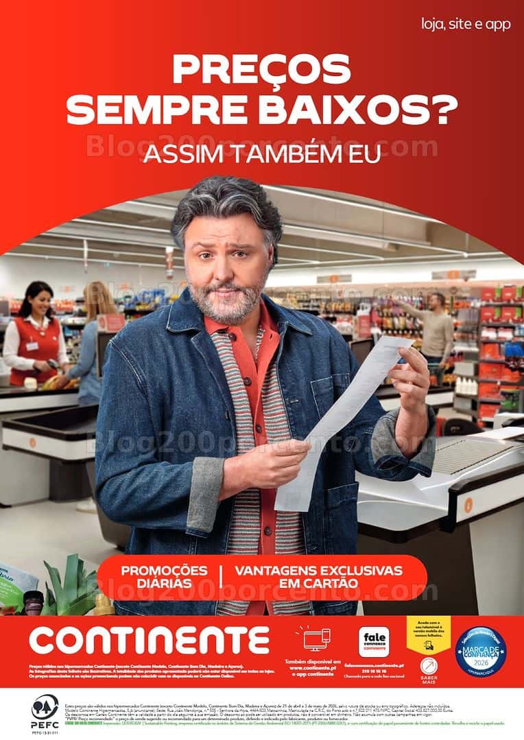 Antevisão Folheto CONTINENTE Especial Mercearia Promoções de 21 abril a 3 maio - Edição Digital