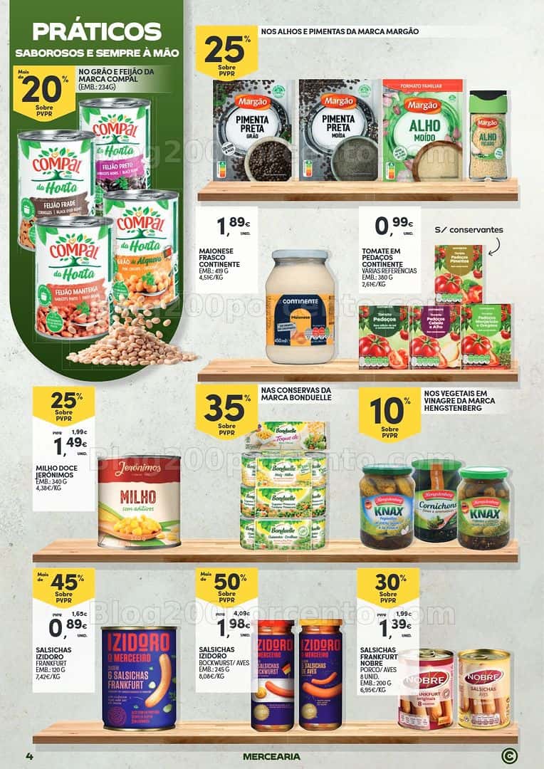 Antevisão Folheto CONTINENTE Especial Mercearia Promoções de 21 abril a 3 maio - Edição Digital