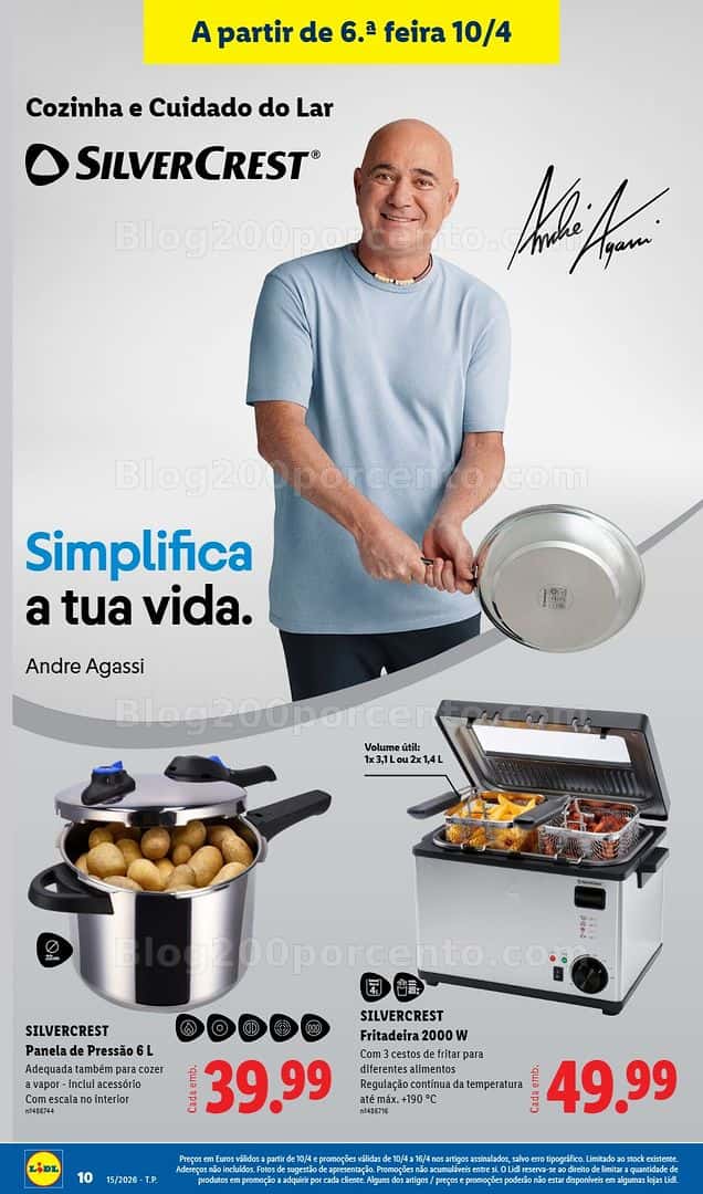 Antevisão Folheto LIDL Bazar Promoções de 6 a 16 abril