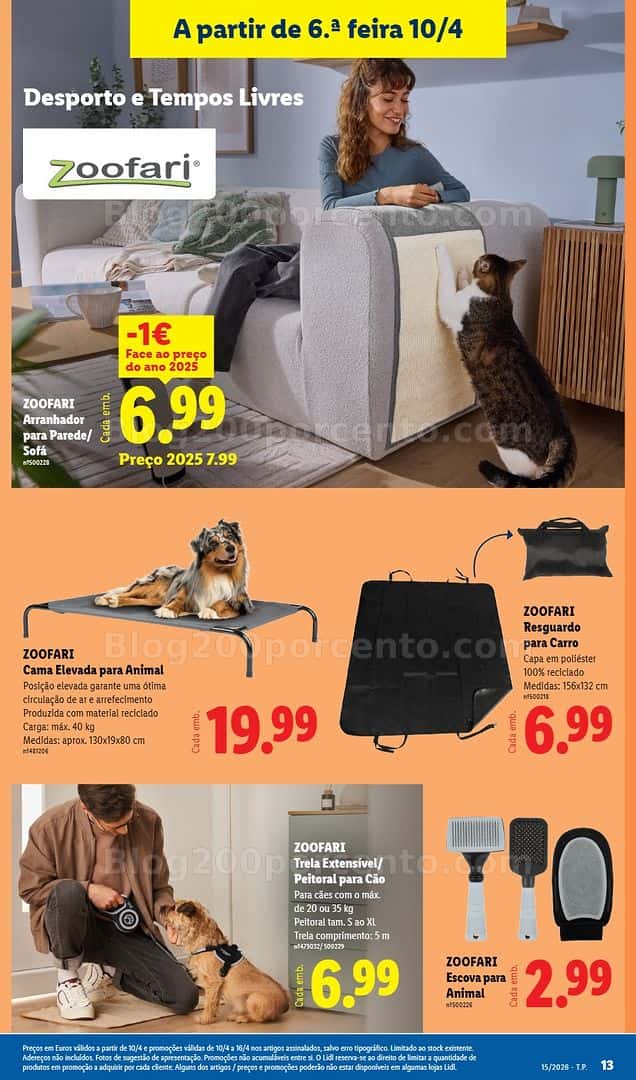 Antevisão Folheto LIDL Bazar Promoções de 6 a 16 abril