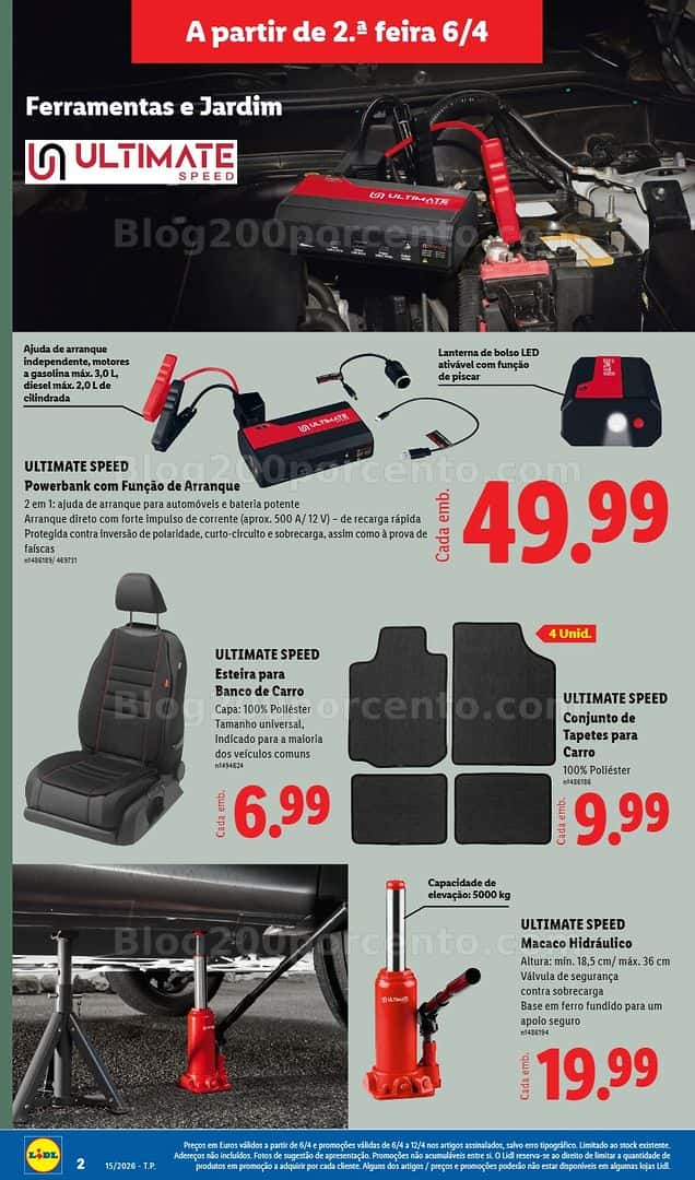 Antevisão Folheto LIDL Bazar Promoções de 6 a 16 abril