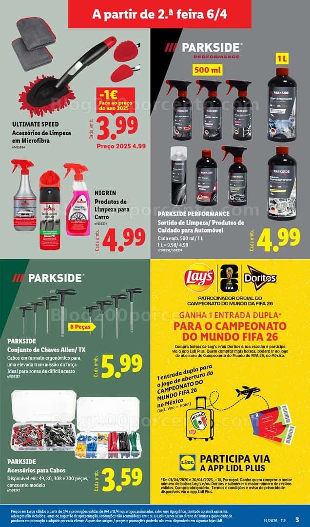 Antevisão Folheto LIDL Bazar Promoções de 6 a 16 abril