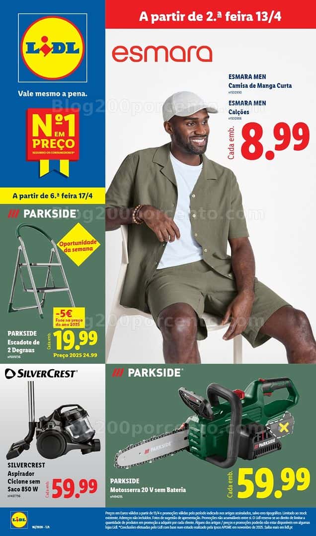 Antevisão Folheto LIDL Bazar Promoções de 13 a 23 abril