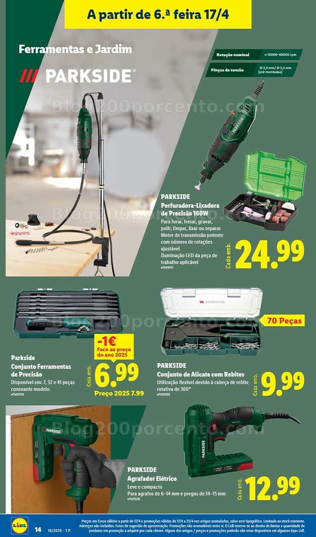 Antevisão Folheto LIDL Bazar Promoções de 13 a 23 abril