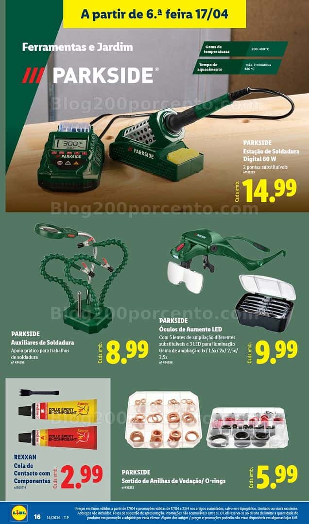 Antevisão Folheto LIDL Bazar Promoções de 13 a 23 abril