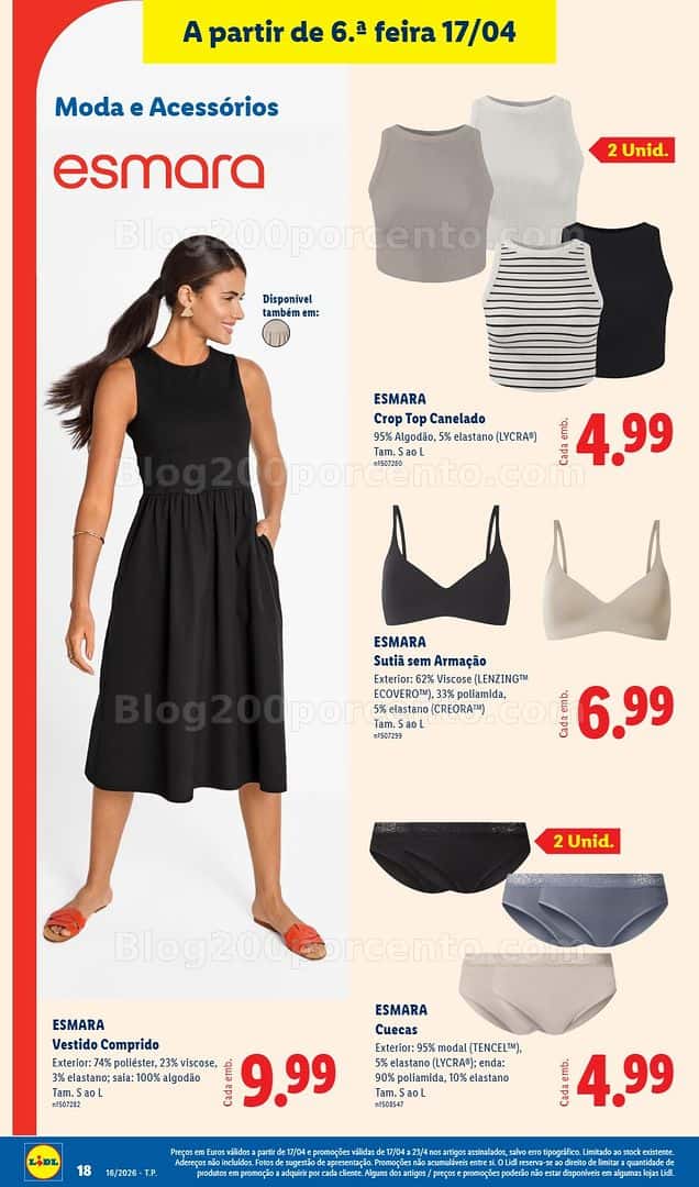 Antevisão Folheto LIDL Bazar Promoções de 13 a 23 abril