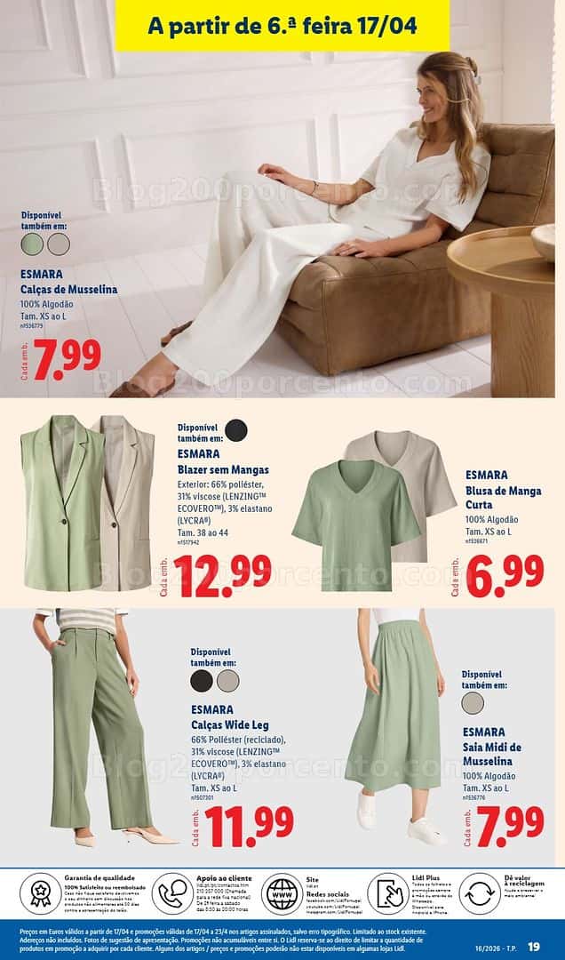 Antevisão Folheto LIDL Bazar Promoções de 13 a 23 abril