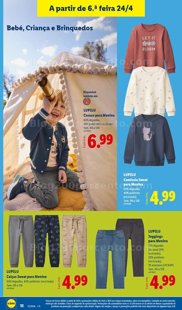 Antevisão Folheto LIDL Bazar Promoções de 20 a 30 abril