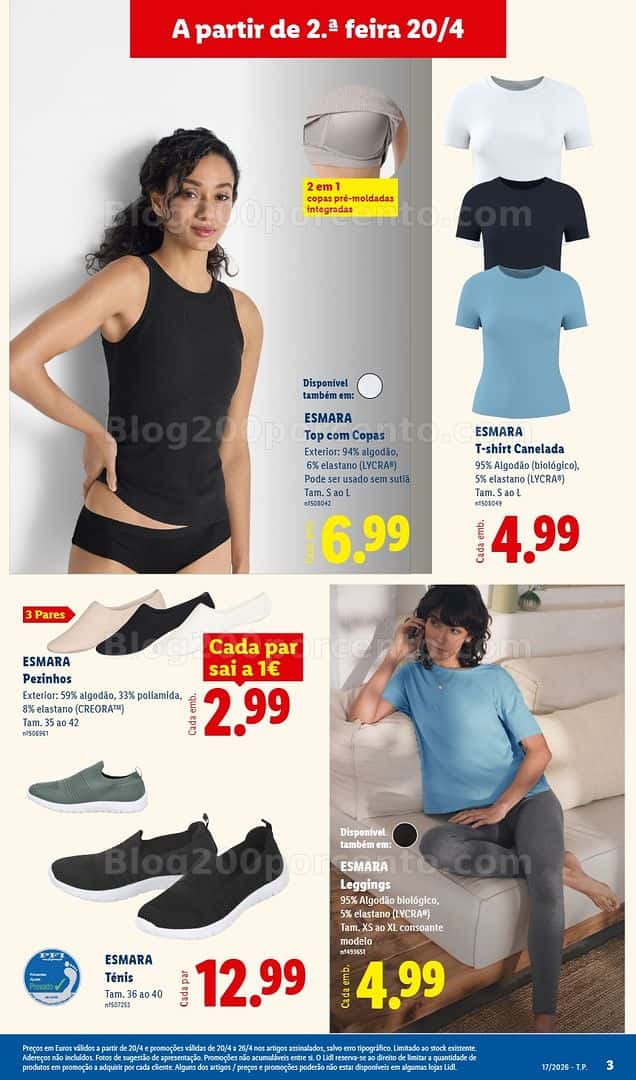 Antevisão Folheto LIDL Bazar Promoções de 20 a 30 abril
