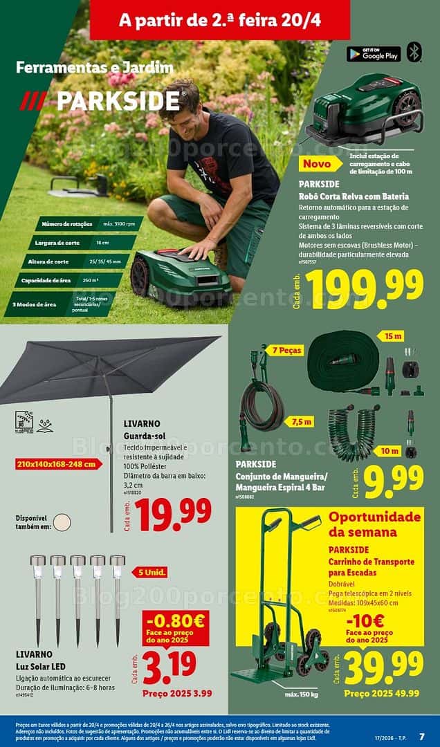 Antevisão Folheto LIDL Bazar Promoções de 20 a 30 abril