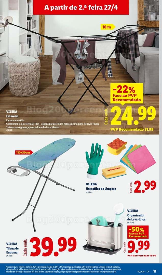 Antevisão Folheto LIDL Bazar Promoções de 27 abril a 3 maio - Edição Digital