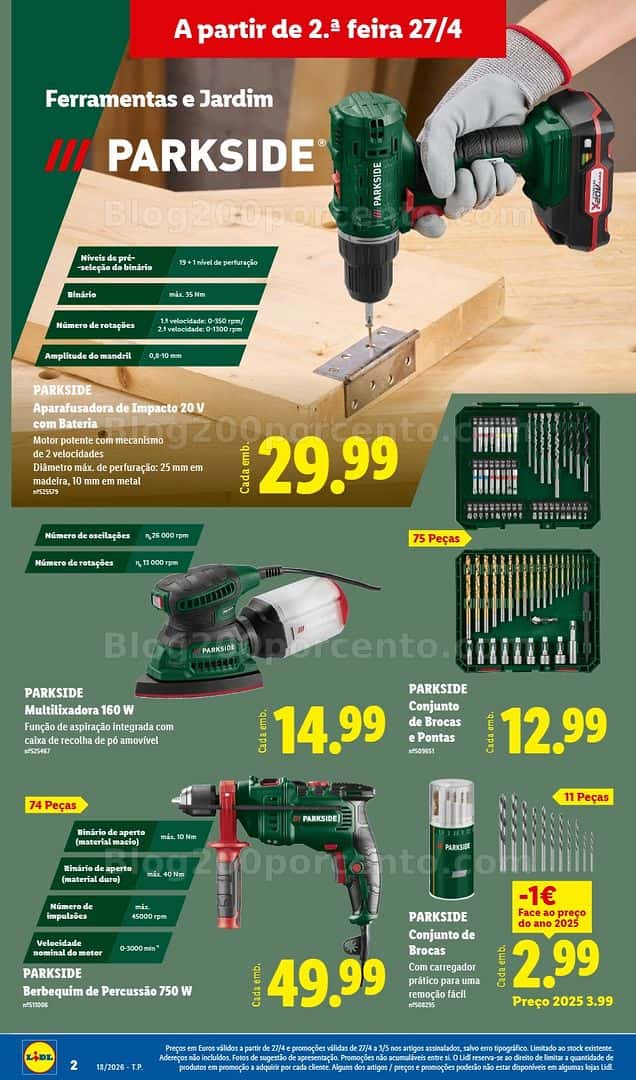 Antevisão Folheto LIDL Bazar Promoções de 27 abril a 3 maio - Edição Digital