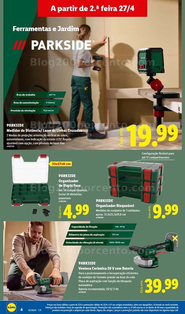 Antevisão Folheto LIDL Bazar Promoções de 27 abril a 3 maio - Edição Digital
