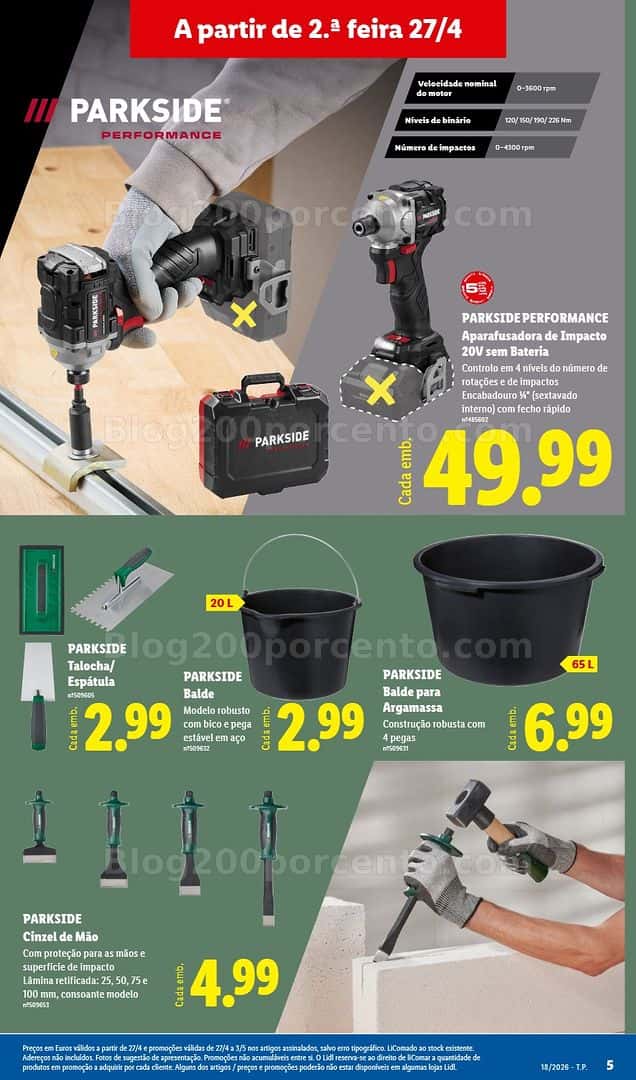 Antevisão Folheto LIDL Bazar Promoções de 27 abril a 3 maio - Edição Digital