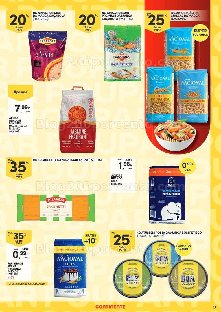 Antevisão Folheto CONTINENTE Especial Packs Poupança Promoções de 7 a 19 abril