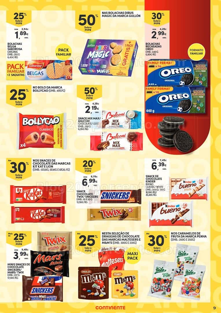 Antevisão Folheto CONTINENTE Especial Packs Poupança Promoções de 7 a 19 abril