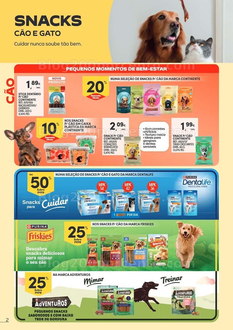 Antevisão Folheto CONTINENTE Pet Care promoções de 7 a 19 abril