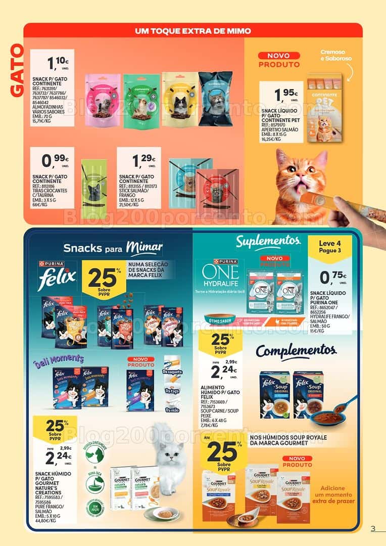 Antevisão Folheto CONTINENTE Pet Care promoções de 7 a 19 abril