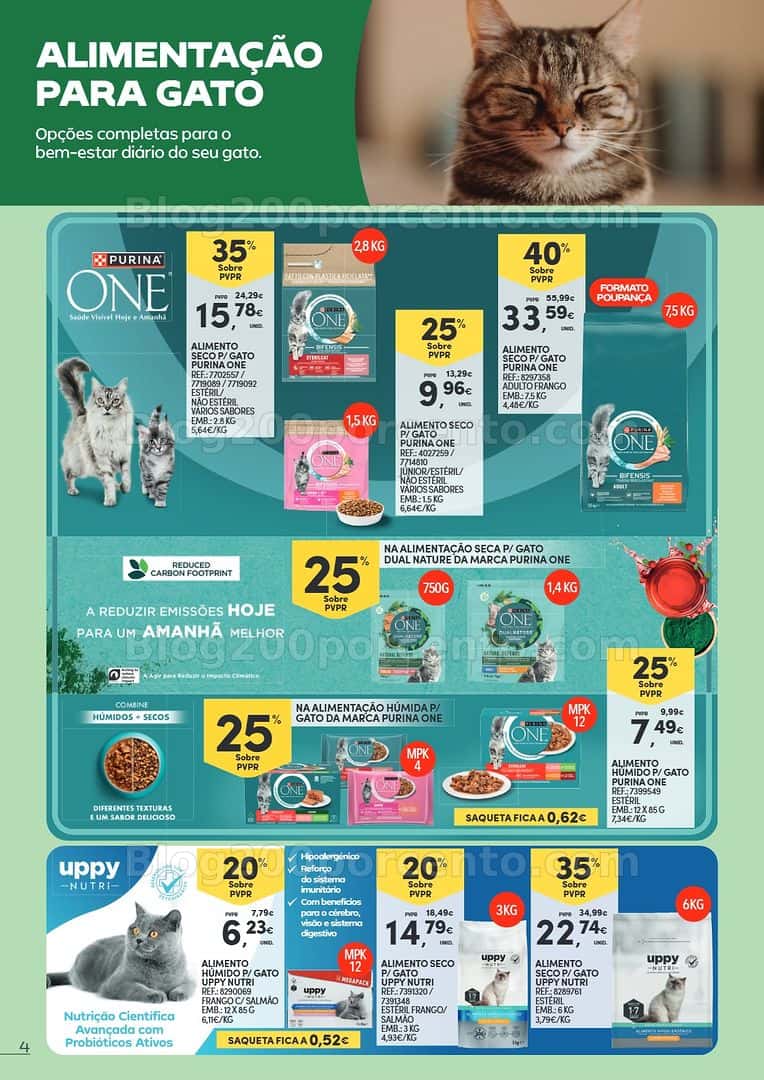 Antevisão Folheto CONTINENTE Pet Care promoções de 7 a 19 abril