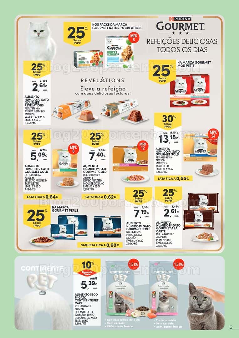 Antevisão Folheto CONTINENTE Pet Care promoções de 7 a 19 abril