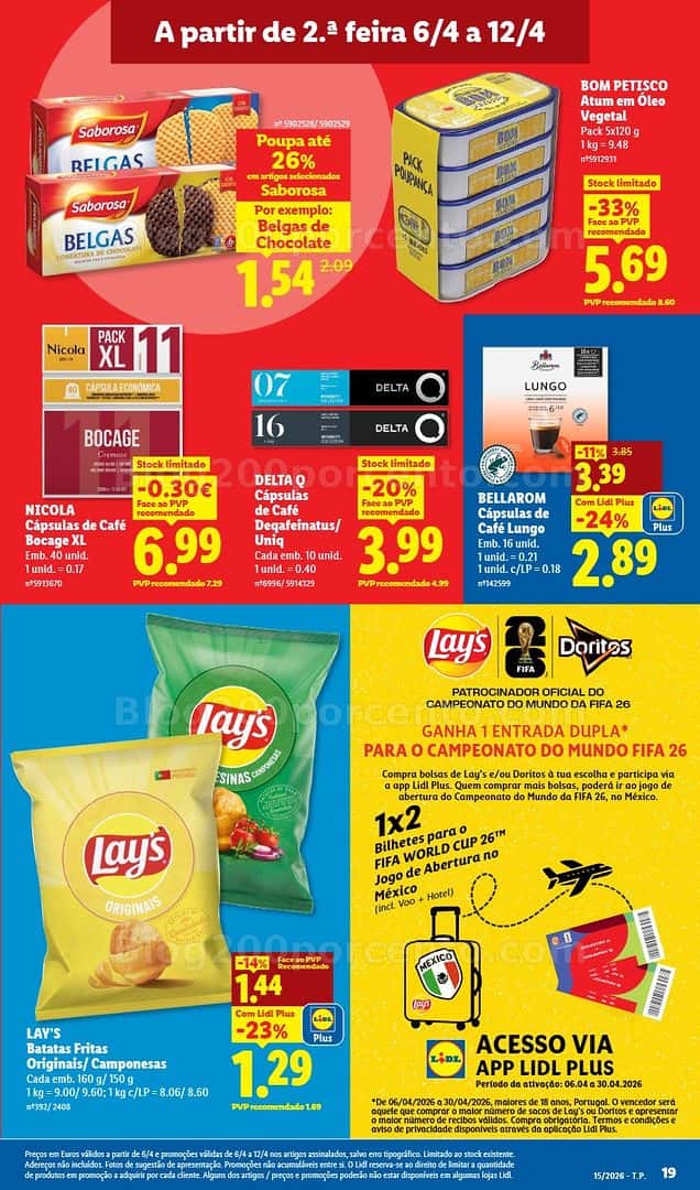 Antevisão Folheto LIDL Promoções de 6 a 12 abril