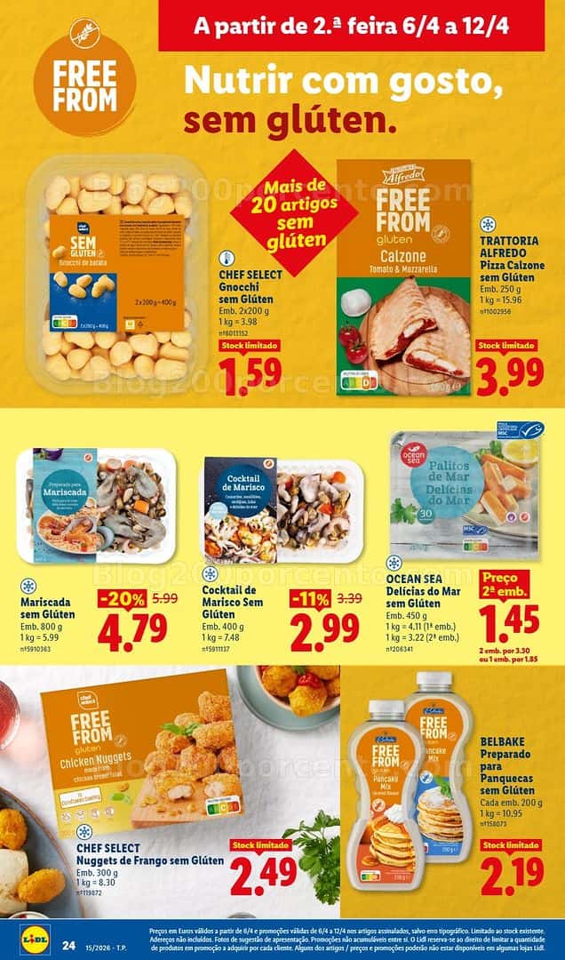 Antevisão Folheto LIDL Promoções de 6 a 12 abril