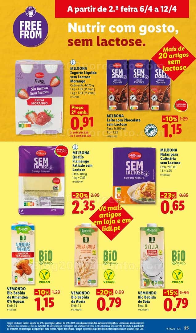 Antevisão Folheto LIDL Promoções de 6 a 12 abril