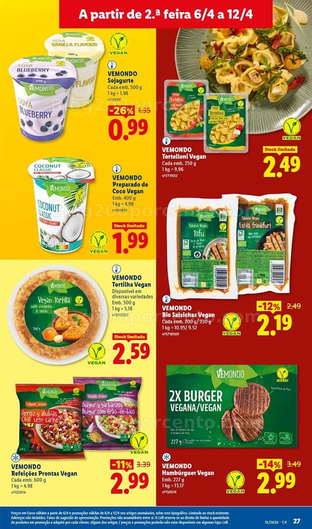 Antevisão Folheto LIDL Promoções de 6 a 12 abril