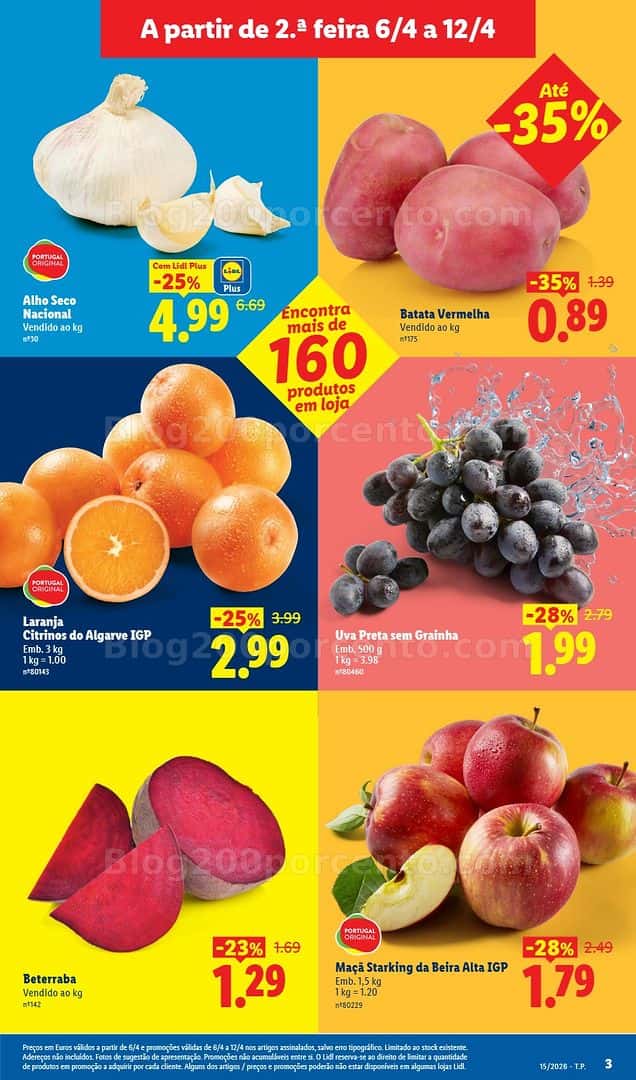 Antevisão Folheto LIDL Promoções de 6 a 12 abril