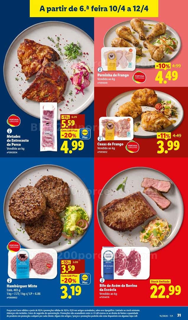 Antevisão Folheto LIDL Promoções de 6 a 12 abril