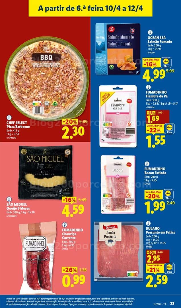 Antevisão Folheto LIDL Promoções de 6 a 12 abril