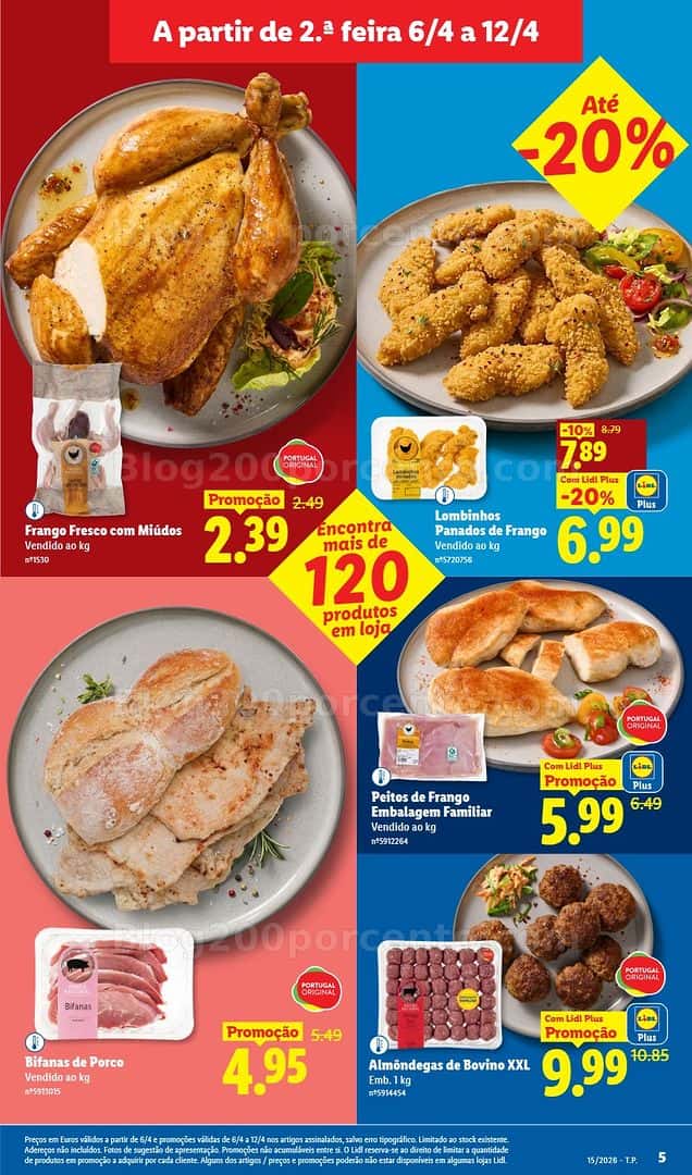 Antevisão Folheto LIDL Promoções de 6 a 12 abril