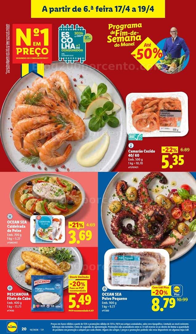 Antevisão Folheto LIDL Promoções de 13 a 19 abril