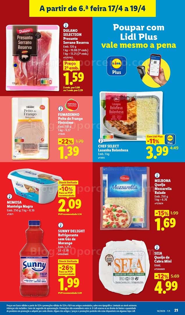 Antevisão Folheto LIDL Promoções de 13 a 19 abril