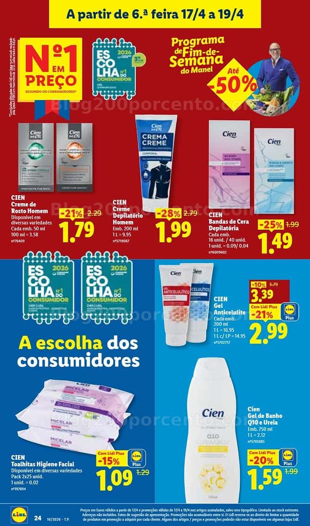 Antevisão Folheto LIDL Promoções de 13 a 19 abril