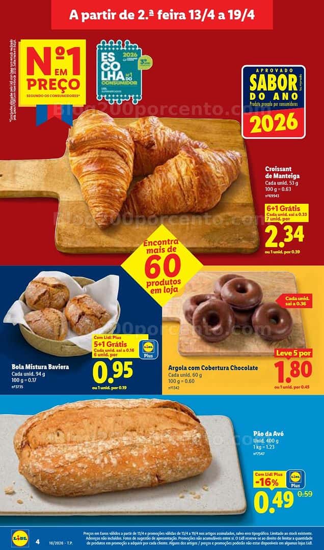 Antevisão Folheto LIDL Promoções de 13 a 19 abril