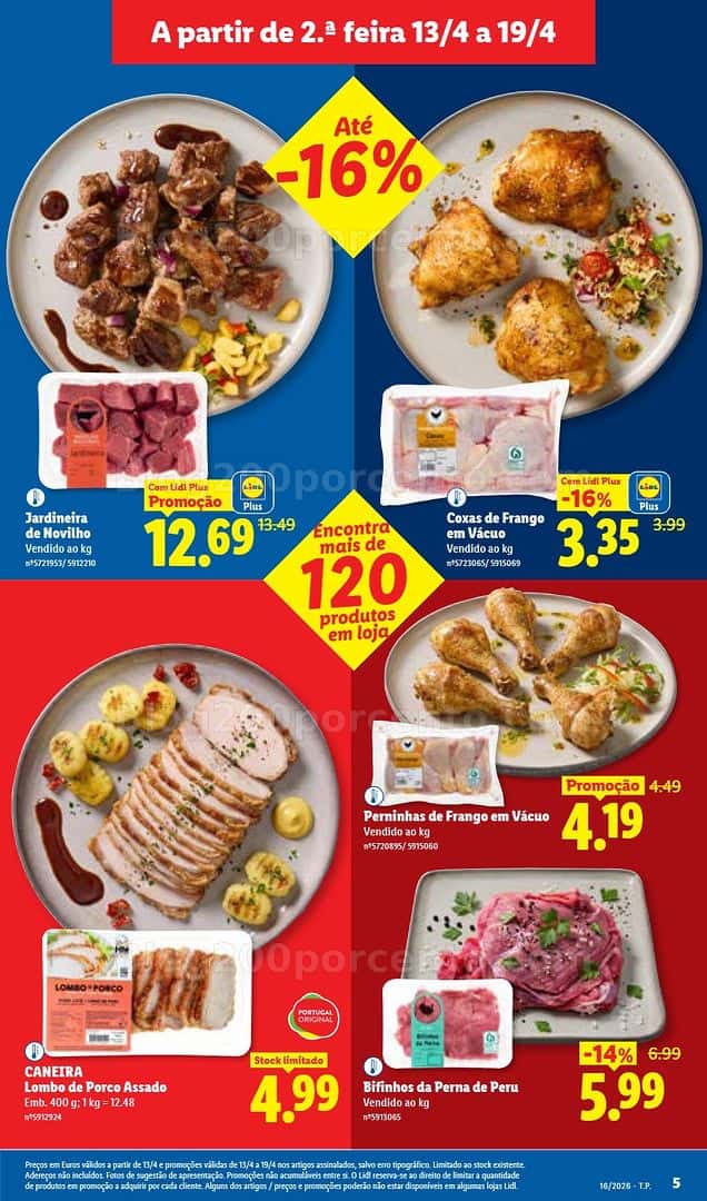 Antevisão Folheto LIDL Promoções de 13 a 19 abril
