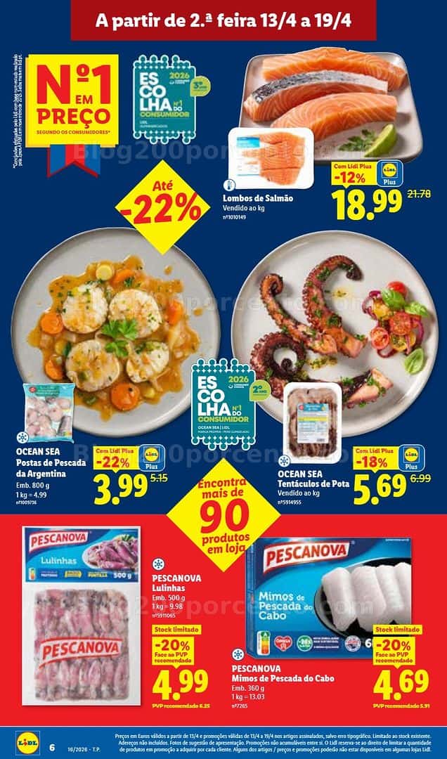 Antevisão Folheto LIDL Promoções de 13 a 19 abril