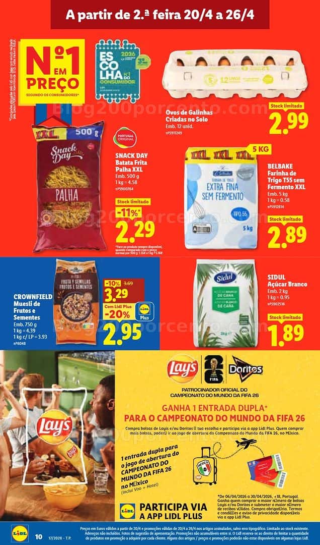 Antevisão Folheto LIDL Promoções de 20 a 26 abril