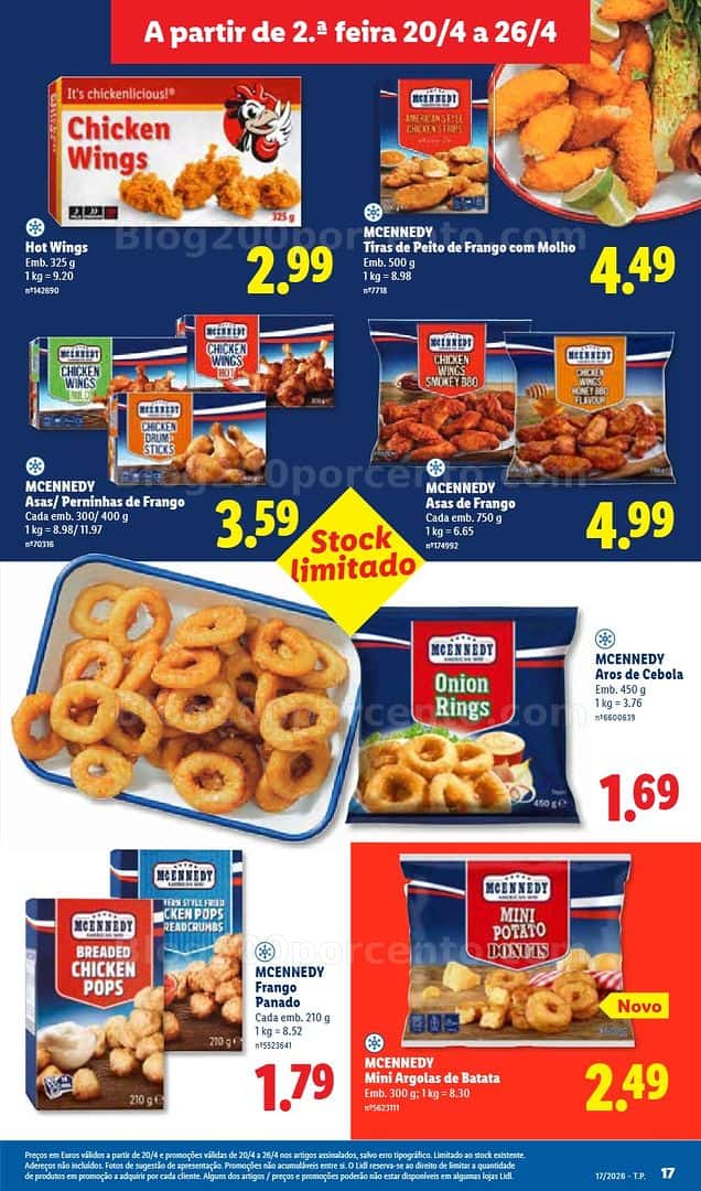 Antevisão Folheto LIDL Promoções de 20 a 26 abril