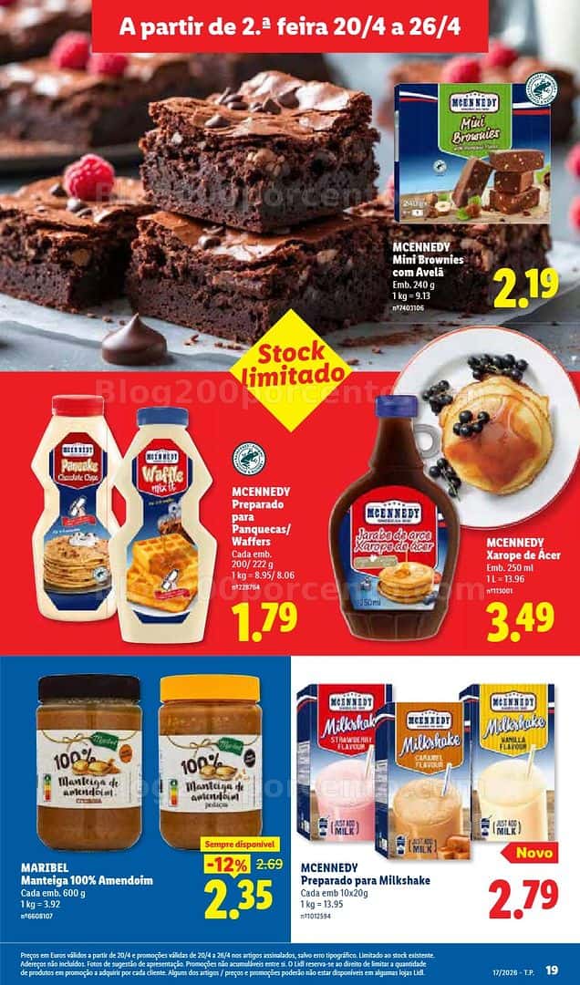 Antevisão Folheto LIDL Promoções de 20 a 26 abril