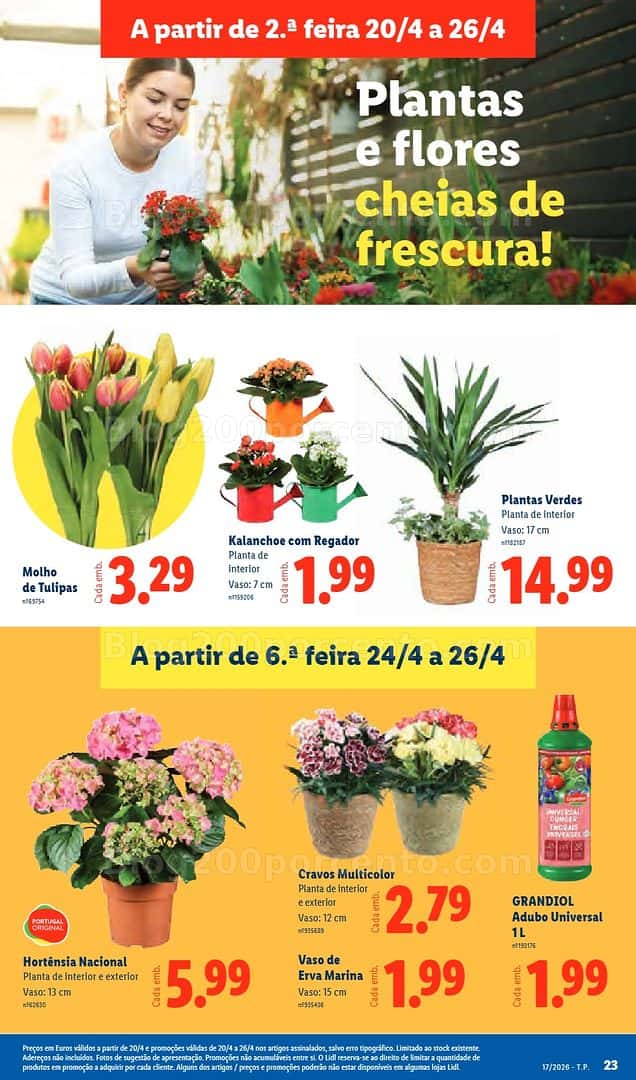 Antevisão Folheto LIDL Promoções de 20 a 26 abril