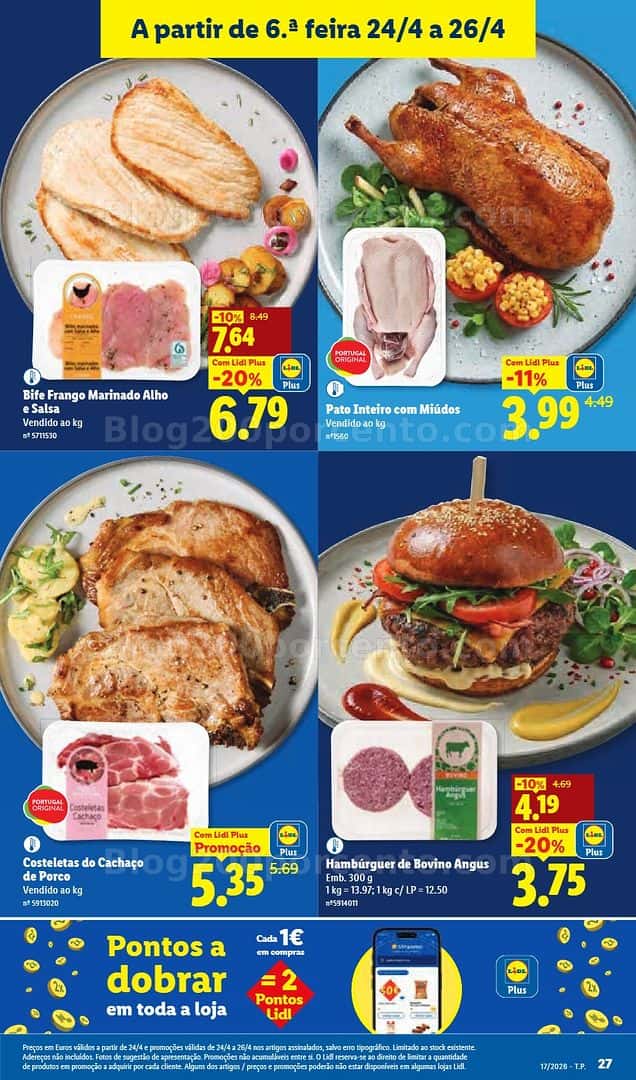 Antevisão Folheto LIDL Promoções de 20 a 26 abril