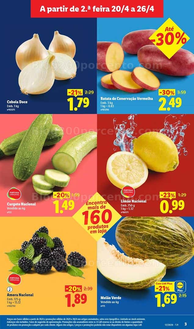 Antevisão Folheto LIDL Promoções de 20 a 26 abril
